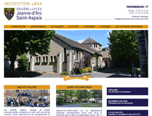 Tablet Screenshot of jeanne-darc-st-aspais.com